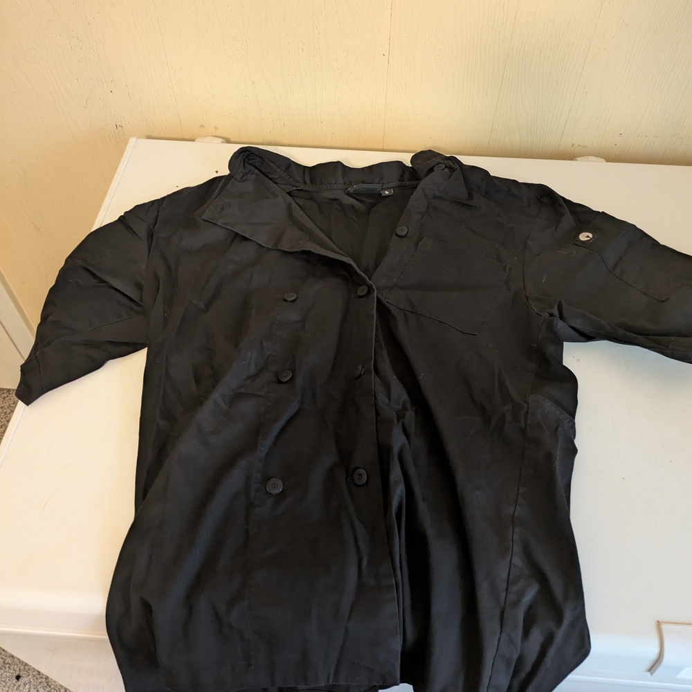Unisex Black Chef Jacket